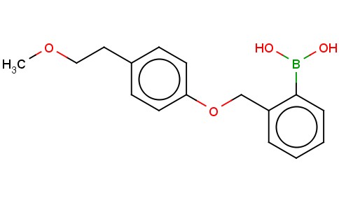 2-[(4'-(2-METHOXYETHYL)PHENOXY)METHYL]PHENYLBORONIC ACID